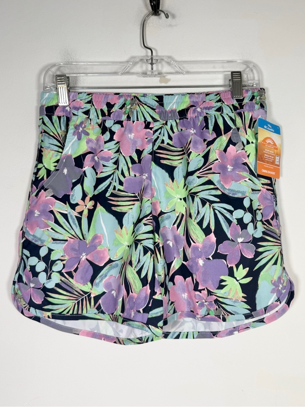 Columbia Youth NWT Size Large (14/16) Turtle Cove EXS Printed Boardshorts